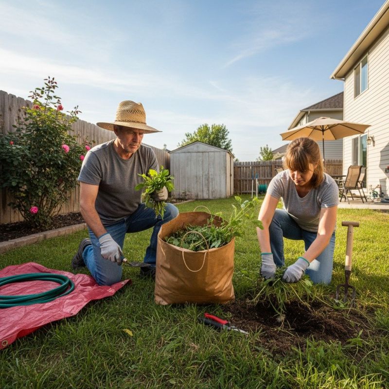 Flower Bed Weeding